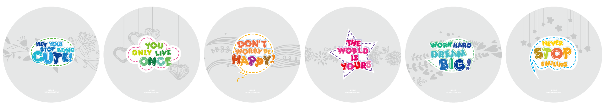 Película de sellado ES de 6 imágenes - Serie de citas