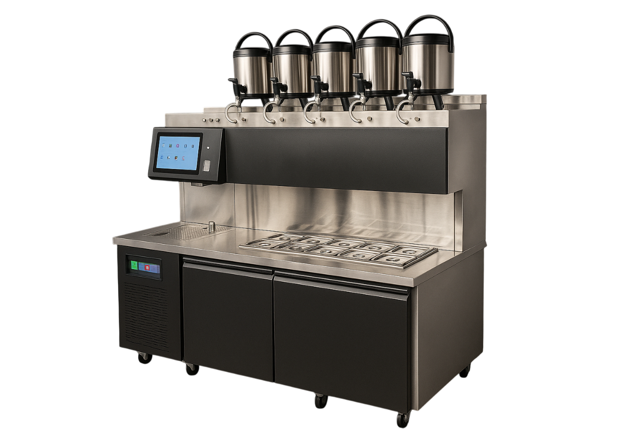 Estación de bebidas inteligente de pie PH-AB180